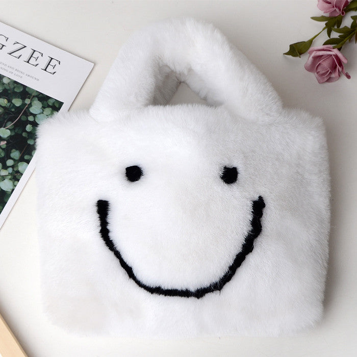 Fashion Rabbit FurCute Girl Large Capacity Shoulder Messenger Bag