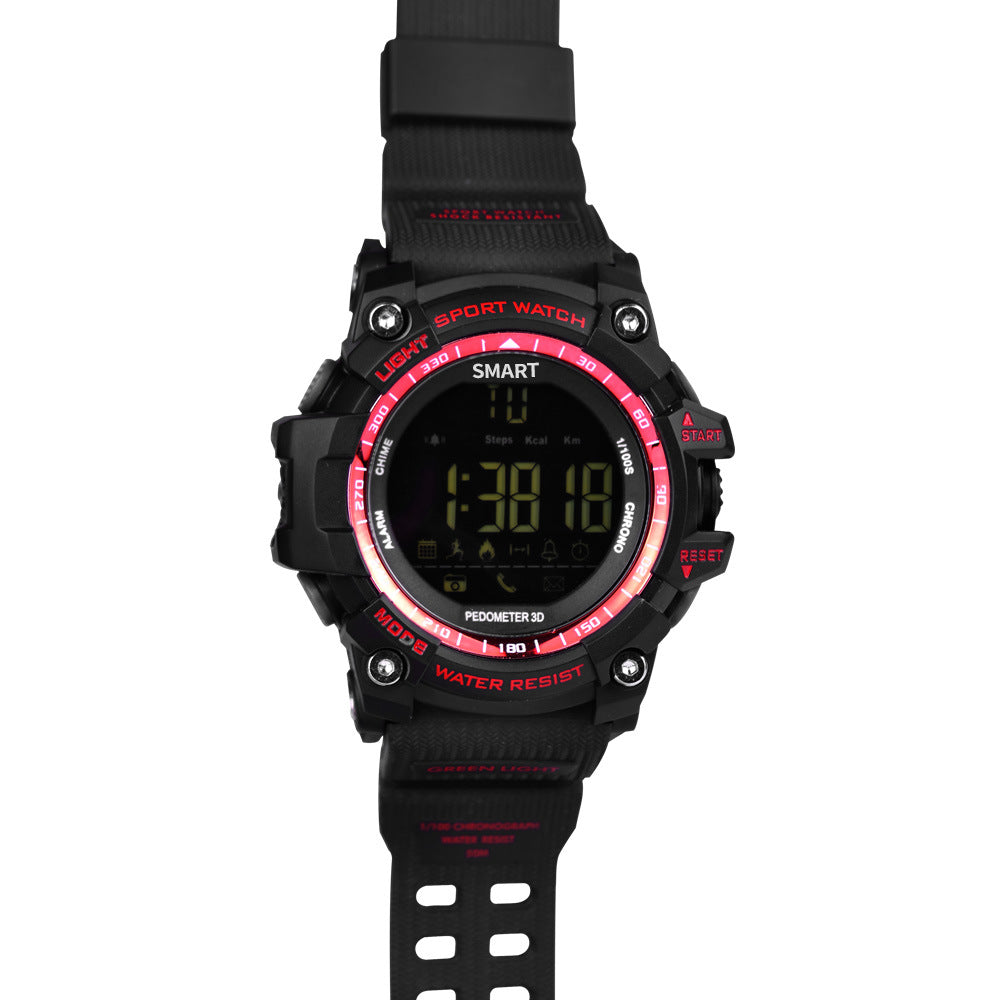 EX16 Water Depth Of The Two-year Standby Smart Sports Wristbands Student Electronic Watch Pedometer QQ WeChat Alerts