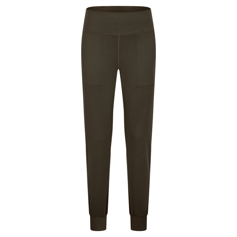 Meryl Light Slim Fit Ankle Sports Pants Straight Yoga Pants