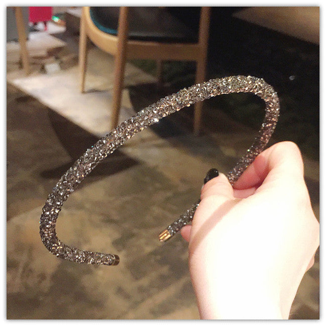 Fine flash diamond hairband with diamond