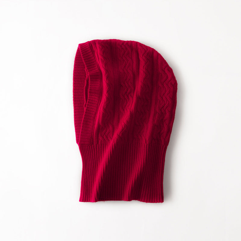 Thickened Warm Knitting Headgear Hat For Cervical Spine Protection