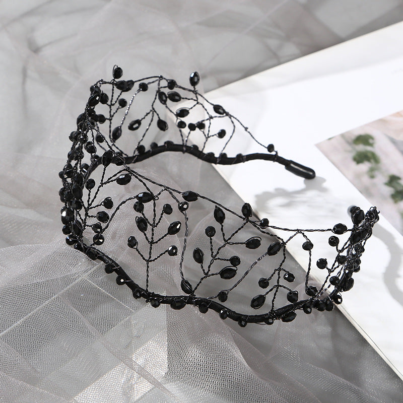 Handmade Pearl Crystal Hair Band Korean Version