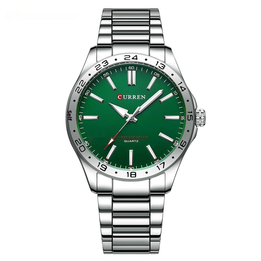 Carryan Men's Steel Belt Quartz Watch