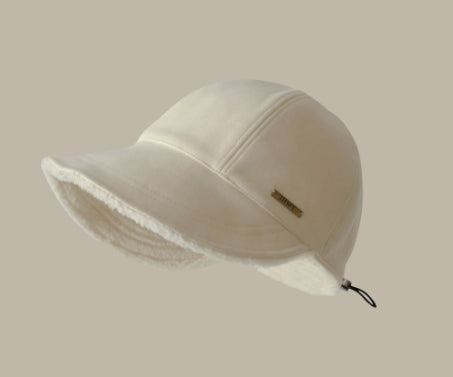 Face Slimming Bucket Hat Warm Knitted Hat Beret