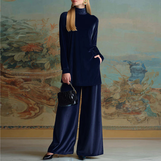 Side-split Design On The Top Pairs Perfectly With Wide-leg Pants