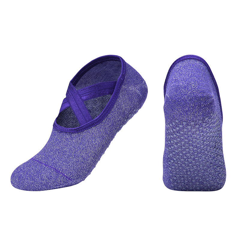 Yoga socks cross strap professional non-slip dance socks