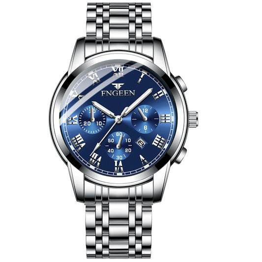 Fashionable Quartz Waterproof Student Men's Watch