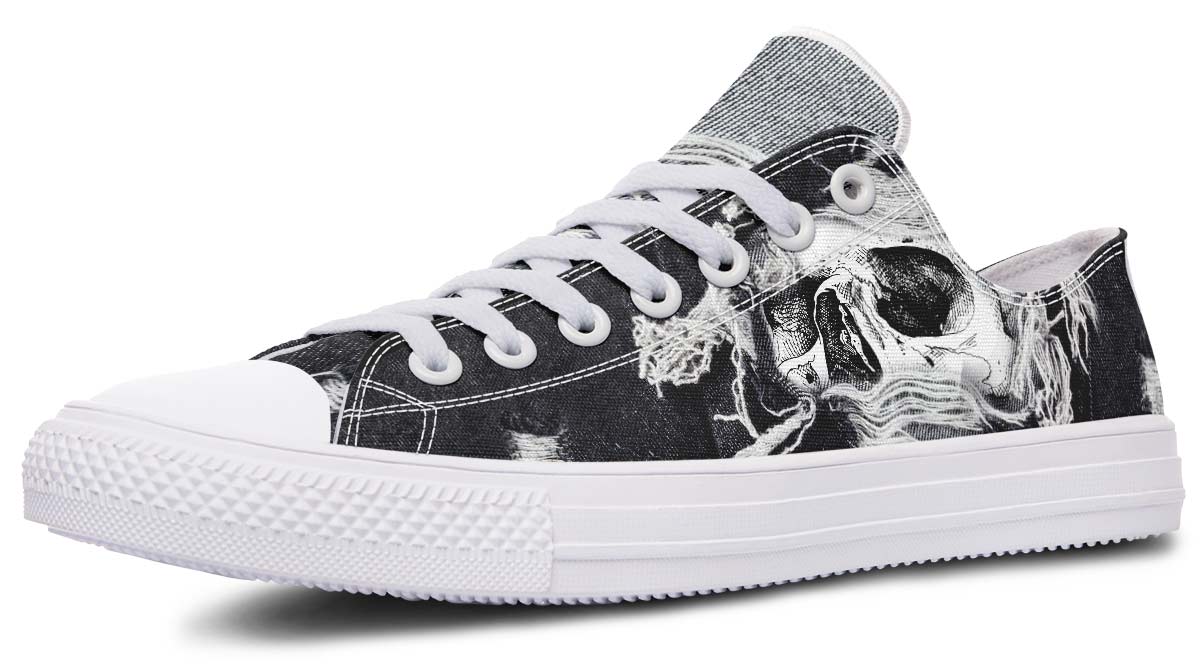 Fashion Print Couple Low-Top Canvas Shoes