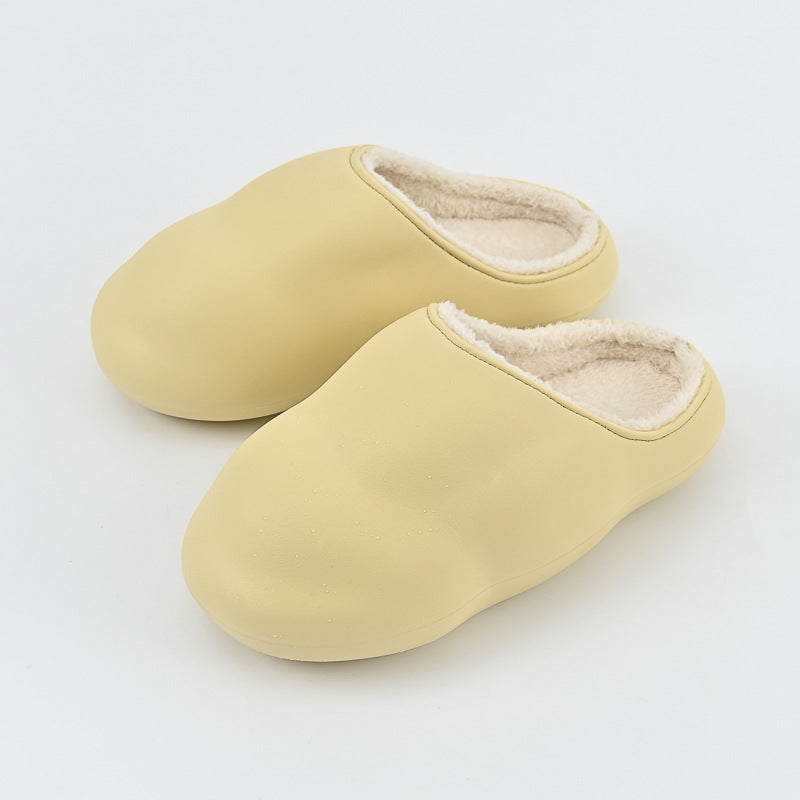Dinosaur Egg Macaron Girl Solid Color Simple Slippers