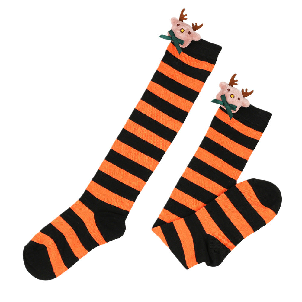Elk Children's Christmas Stockings Cartoon Doll