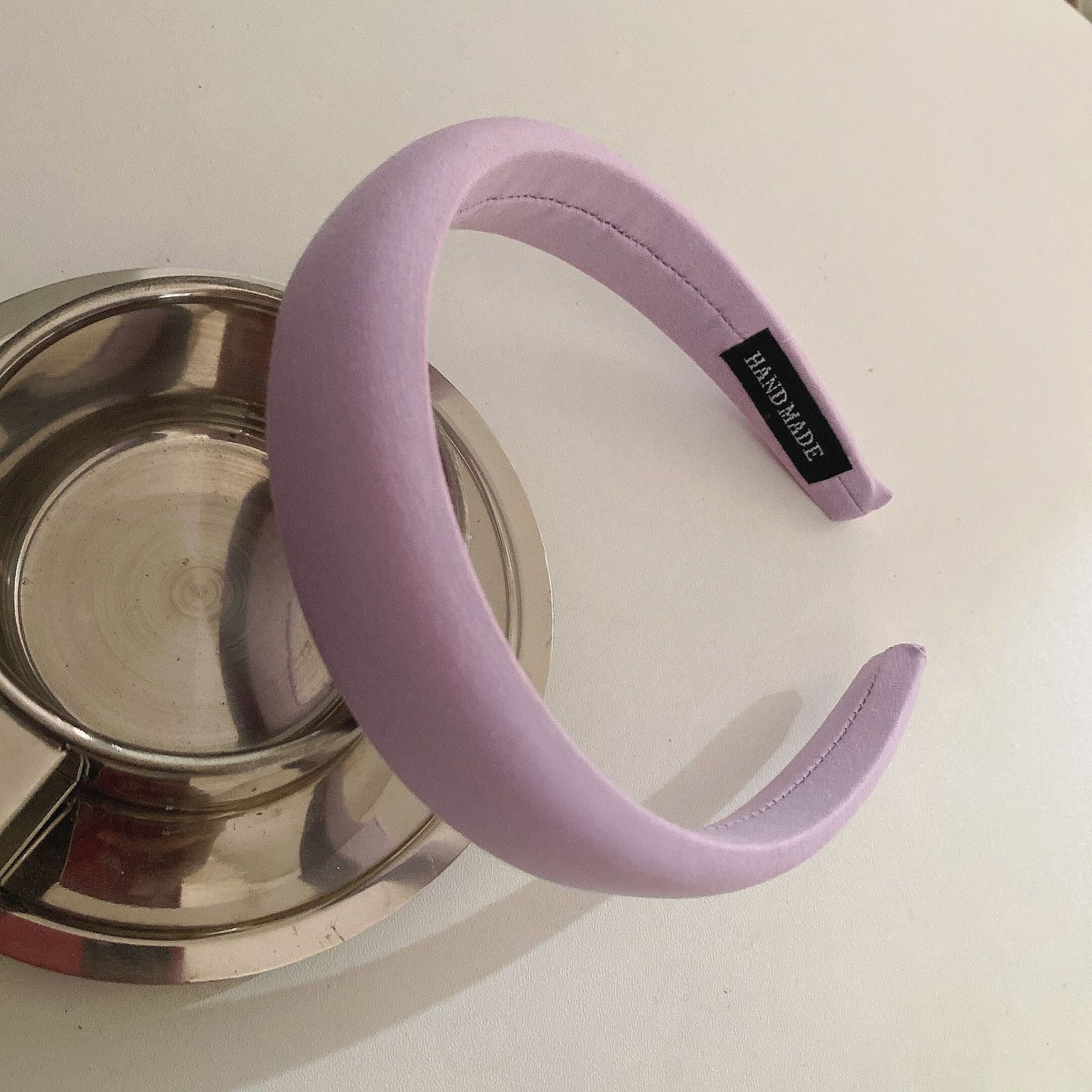 Cream Color Cute Wide-brimmed Sponge Temperament Hairband Decoratio