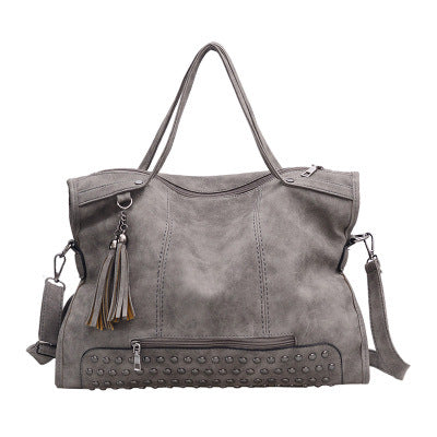 Retro Rivet one-shoulder Messenger Big Bag