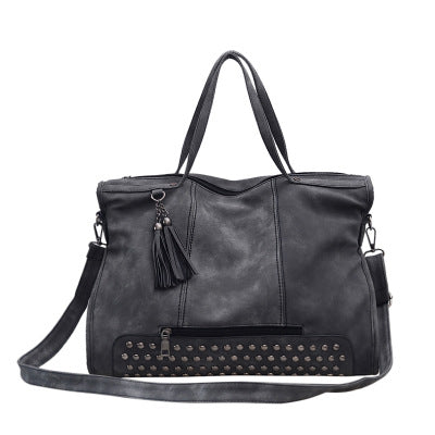 Retro Rivet one-shoulder Messenger Big Bag