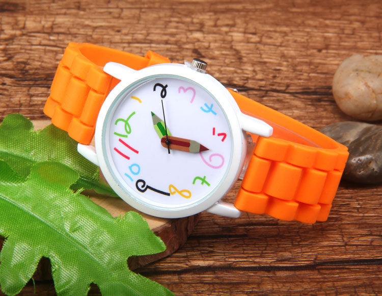 Personalized Colored Pencil Pointer  Watch