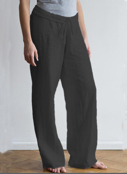 Women's loose straight casual pants