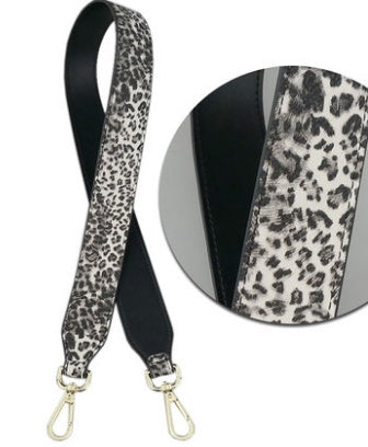 Leopard Adjustable Animal Pattern Leather Shoulder belt