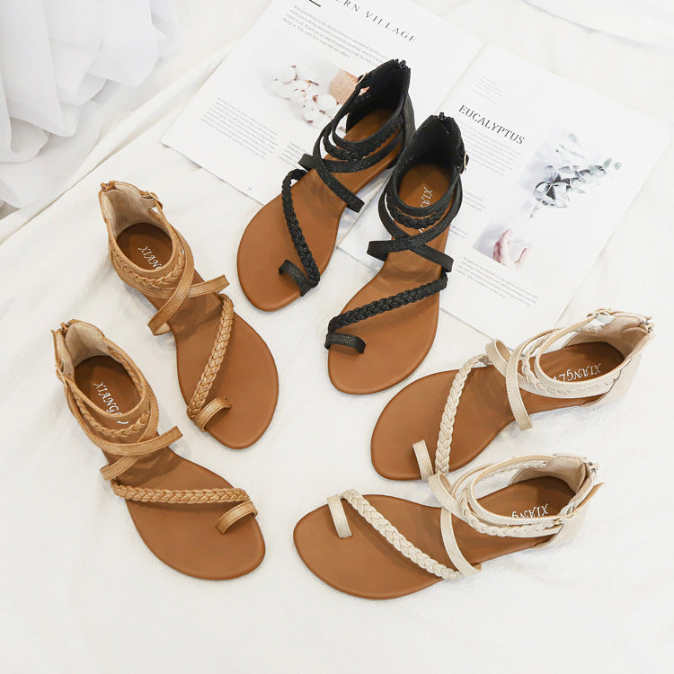 match  toe plus size women's shoes