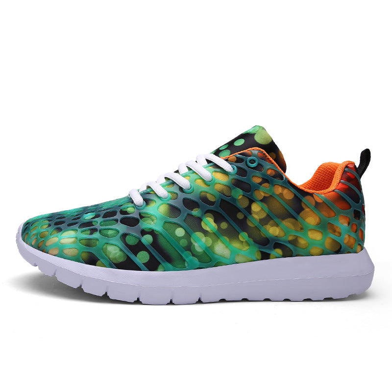 The autumn new students air sports shoes shoes tide camouflage cloth Korean men's casual shoes men's shoes