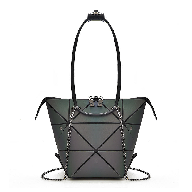 Trendy Variety Bag Folding Geometric Portable Diamond Laser