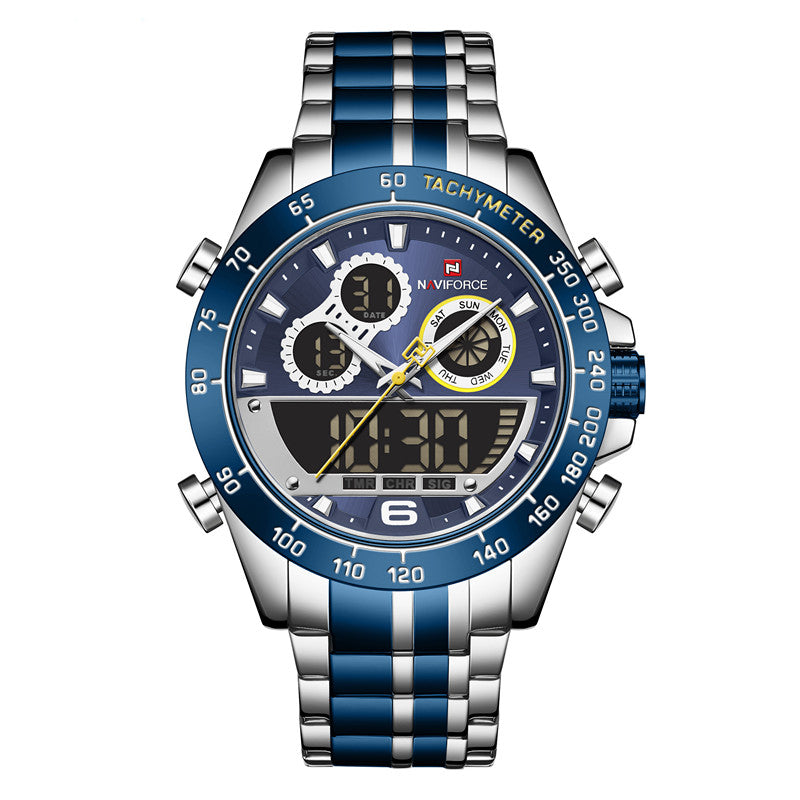 Student sports multifunctional luminous quartz watch