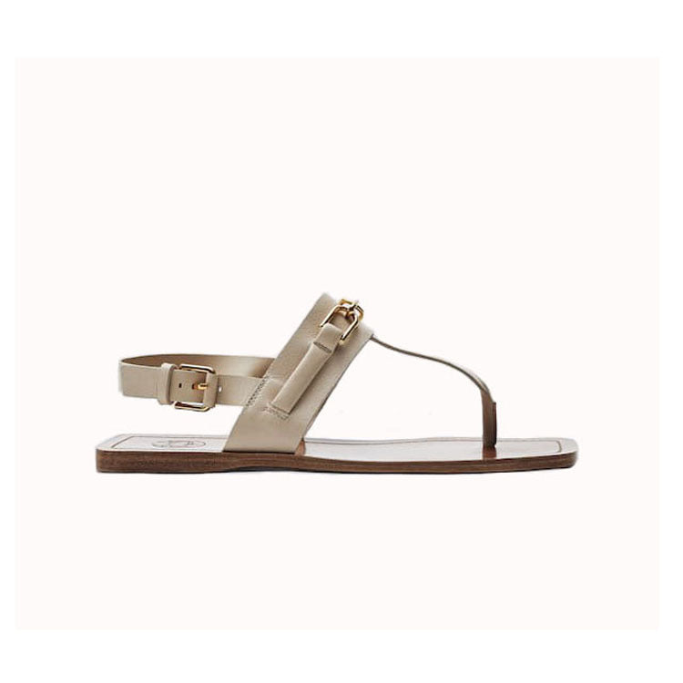 Summer New Products MD Womens Shoes Casual One-word Buckle Flat Flip-flop Sandals