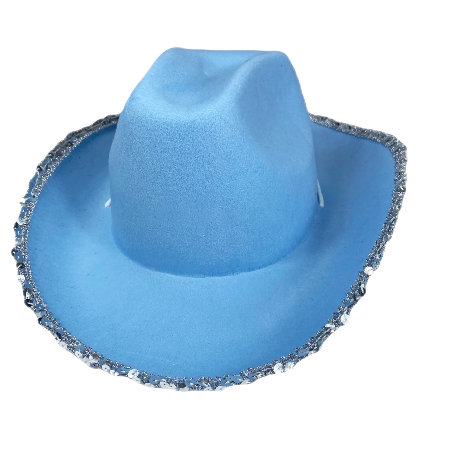 Silver Edge Diamond Fashion Hat