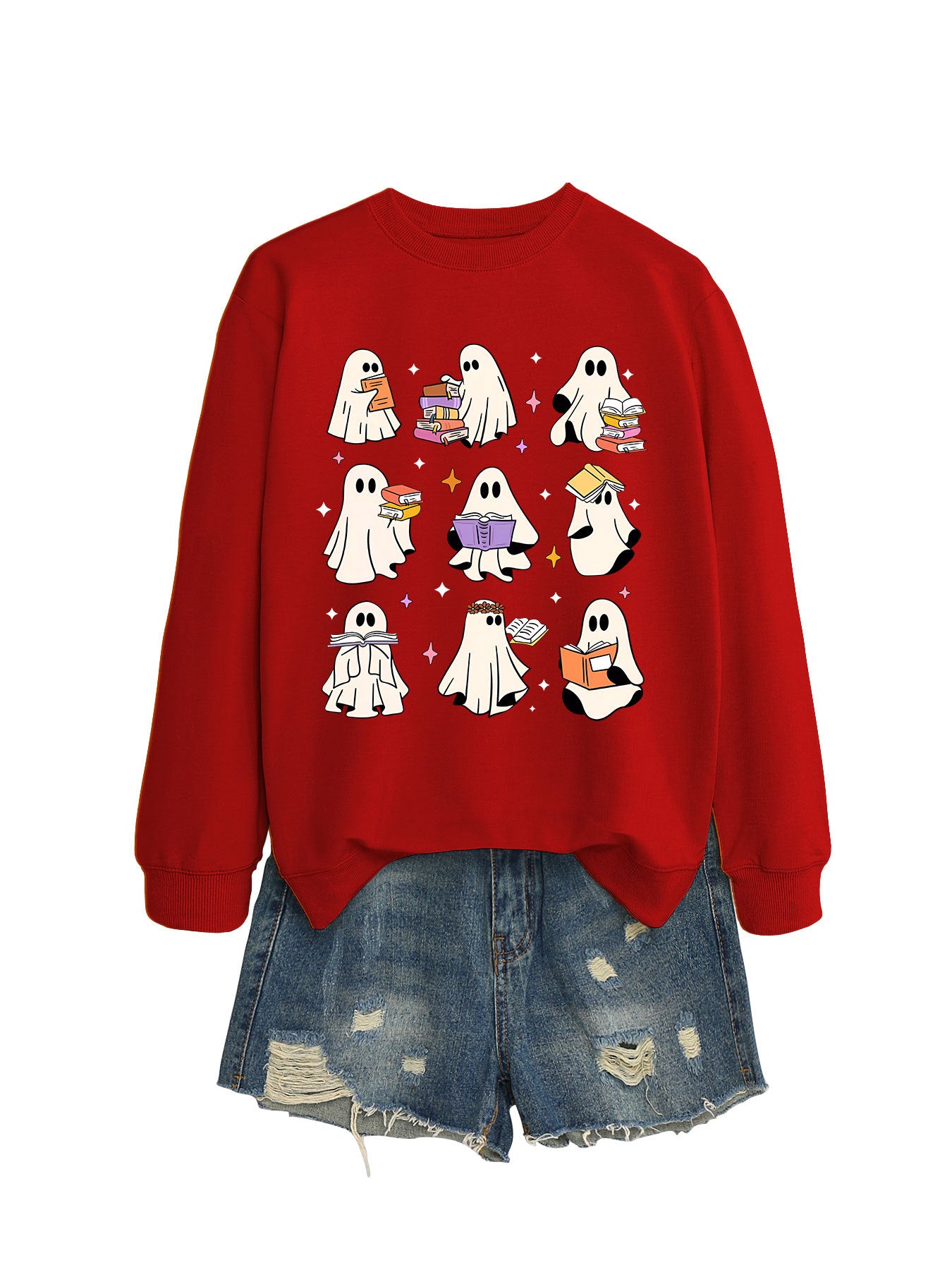 Reading Printed Sweater For Women