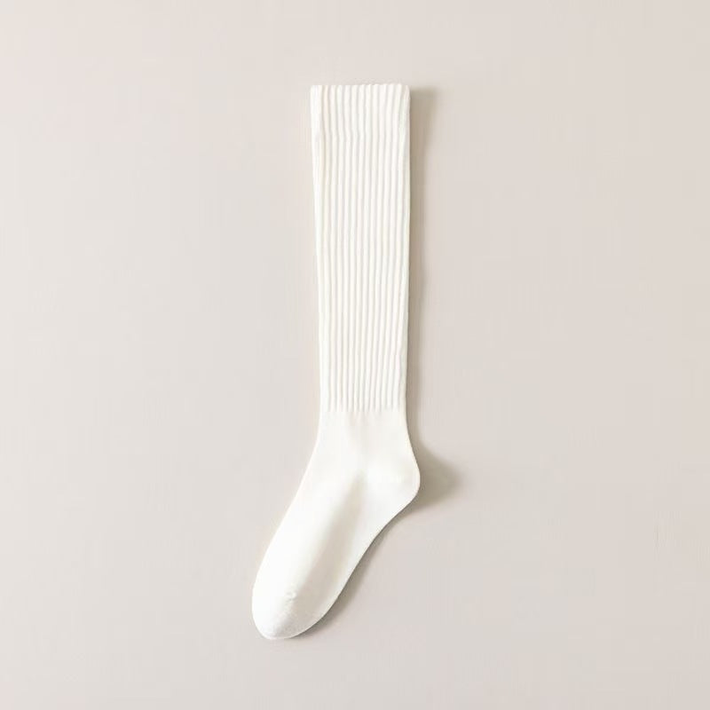 Women's Knee Length Socks Deodorant Mid-calf Japanese Maillard Slimming Casual Compression Stockings