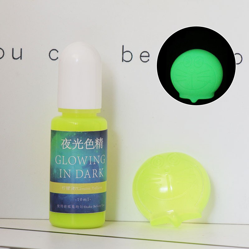 DIY Epoxy Resin Luminous Pigment UV Crystal Drop Glue Mold Color With Luminous Color