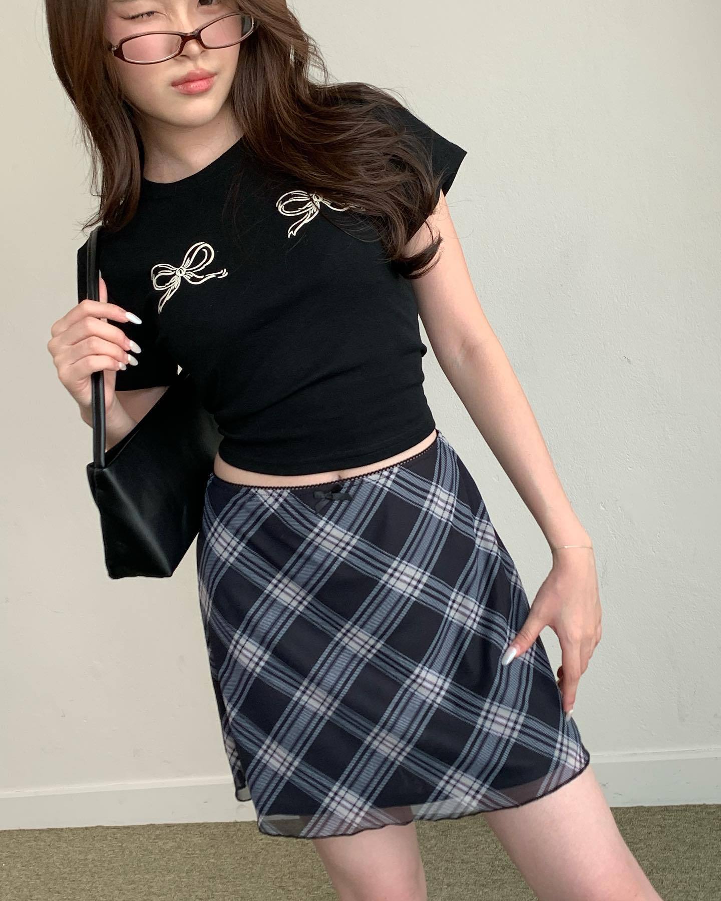 Women's Printed Short-sleeved Slim-fit Fashion Tops T-shirt