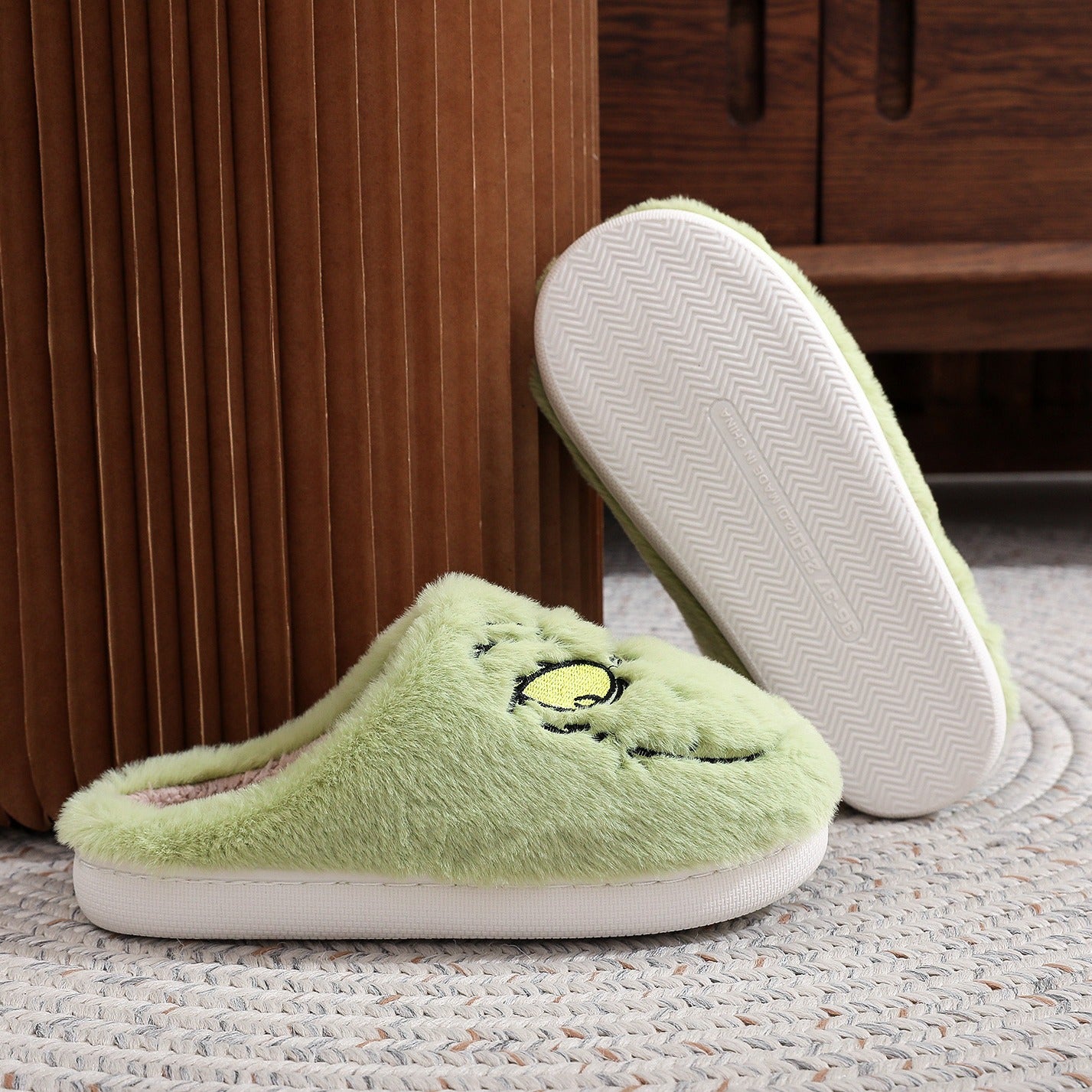 Cotton Slippers Male And Female Home Winter Warm Indoor Wool Sleeper