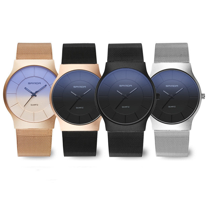 Sunda Explosive Blue Glass Fashion Casual Quartz Watch