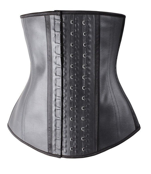 Ladies rubber latex press buckle waist plastic waist