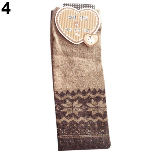 Retro Snowflake Leg Warmers