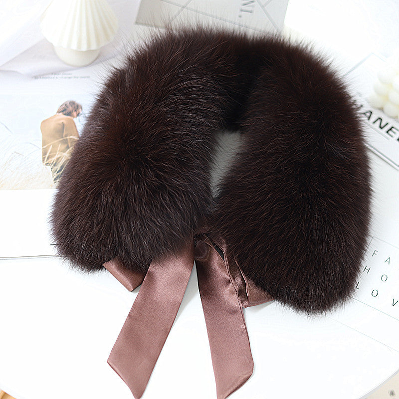 Ladies Winter Detachable Fur Collar