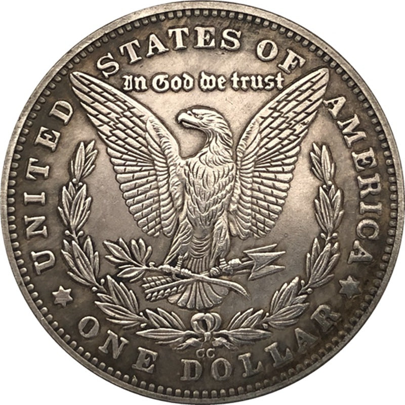 38MM Antique Silver Coin Crafts