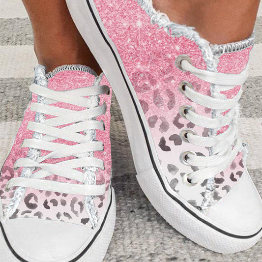 Dame Moderne Hverdags-sneakers i lærred