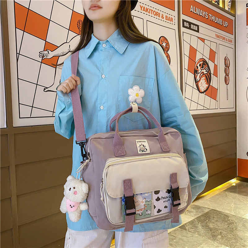 Junior High School Students' Multipurpose Single Shoulder Backpack