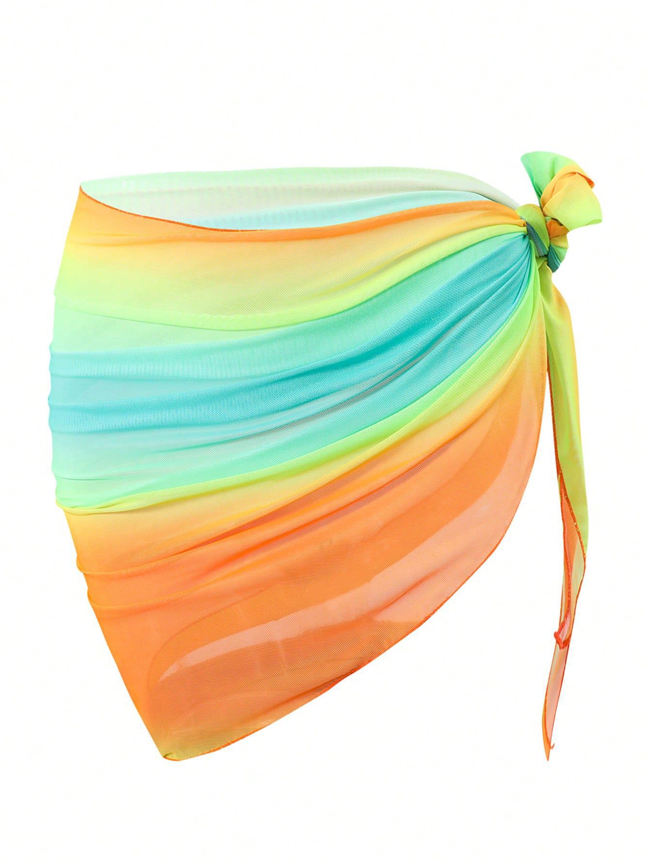Beach Apron With A Gradient Color Design In Multiple Colors