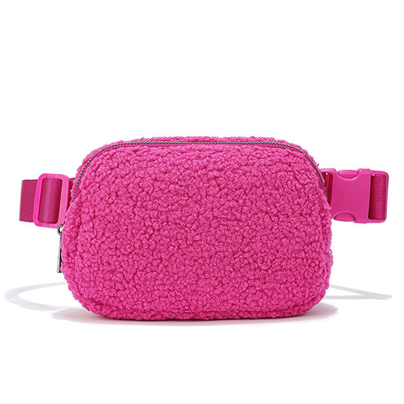 Winter Lambskin Crossbody Bag Outdoor Sports General Versatile