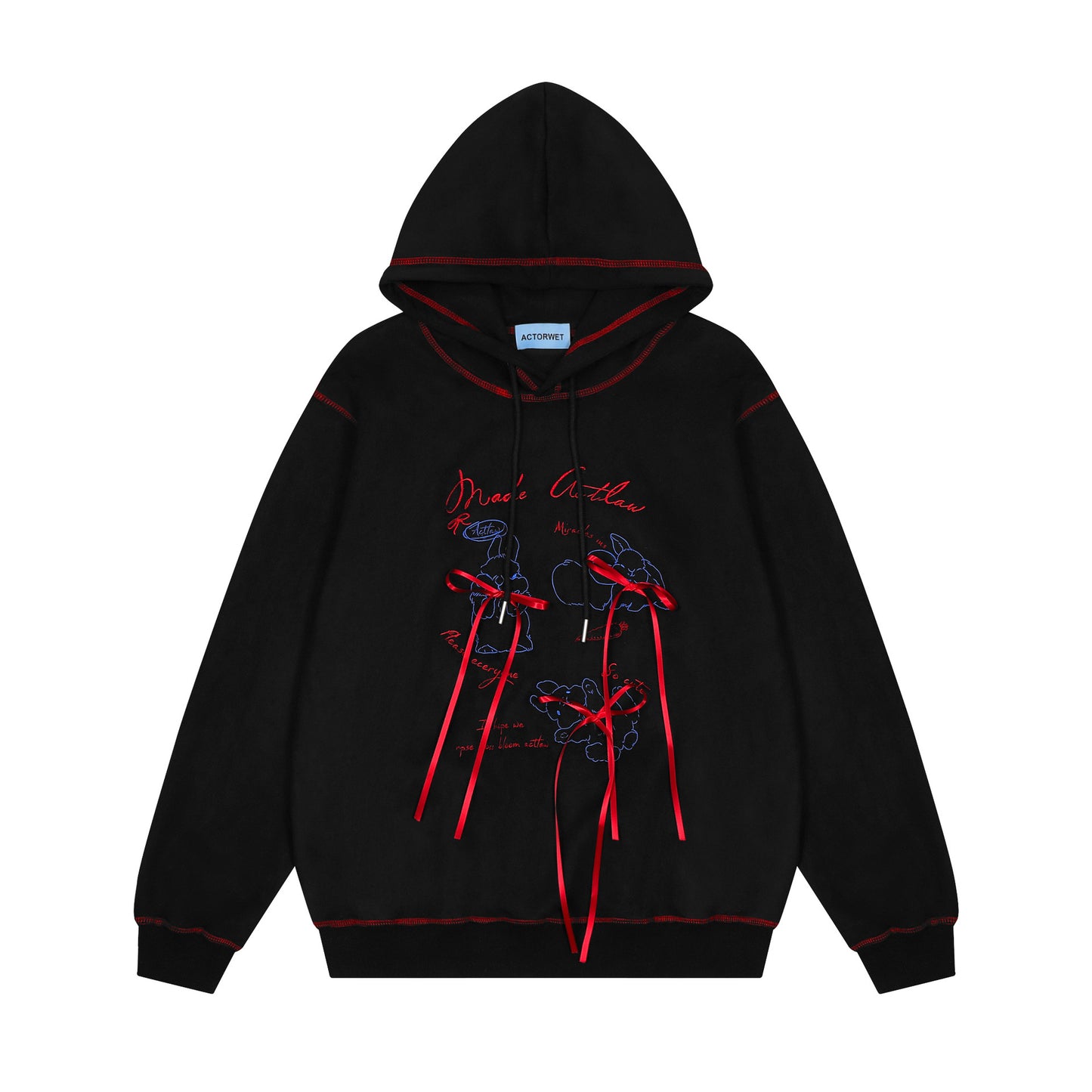 Women's Sweater Bow Design Coat