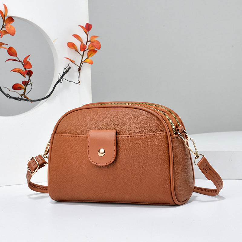Women's One Shoulder Crossbody Texture Exquisite And Practical Stylish Bag