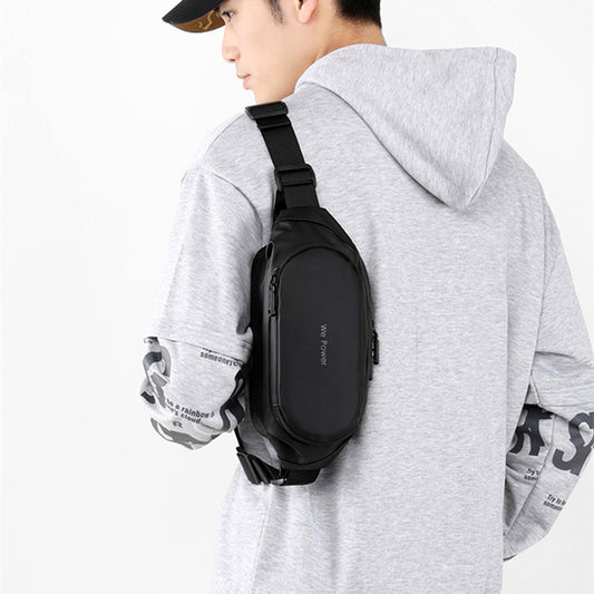 Sports Leisure Chest Bag For MenOblique