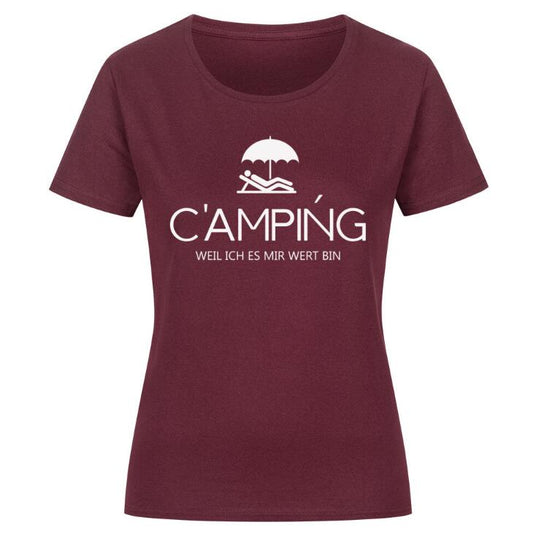 European And American Because I Deserve Digital Printing Casual Round Neck Short Sleeves
