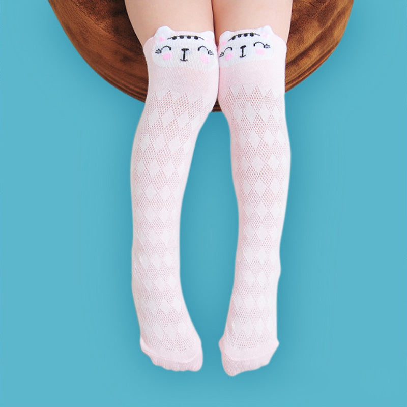 New Children's Mid-tube Anti-mosquito Socks Over The Knee Thin