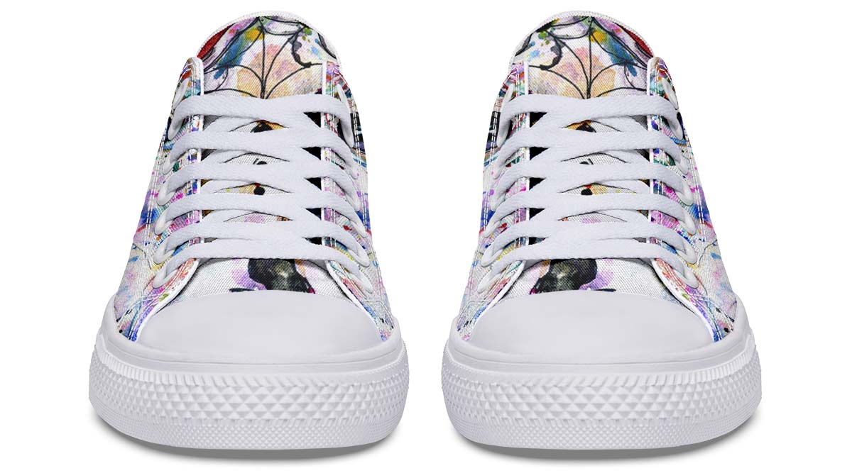 Fashion Print Couple Low-Top Canvas Shoes