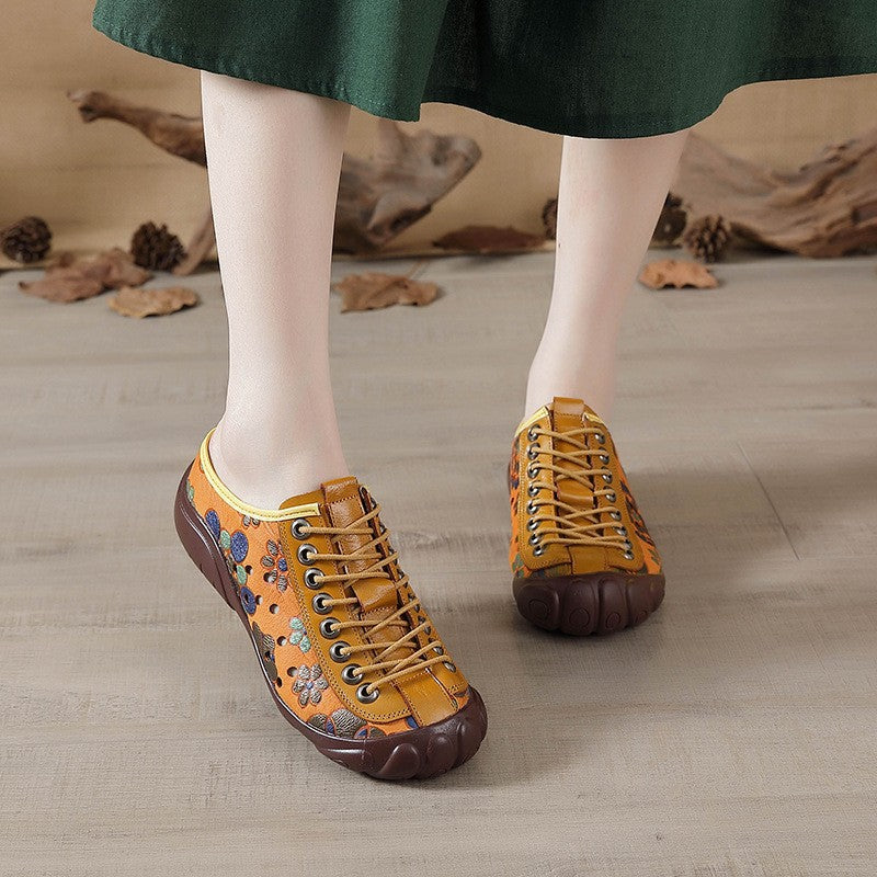 Womens Fashionable Printed Casual And Durable Sneakers