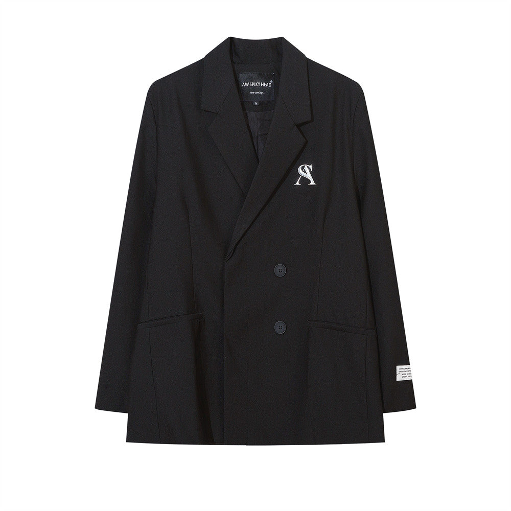 Men's Foam Letter Printed Suit