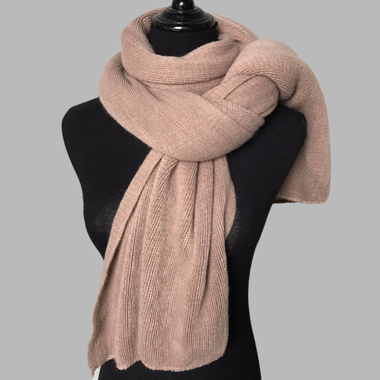 Ladies Scarf Warm Winter Solid Color  Cashmere