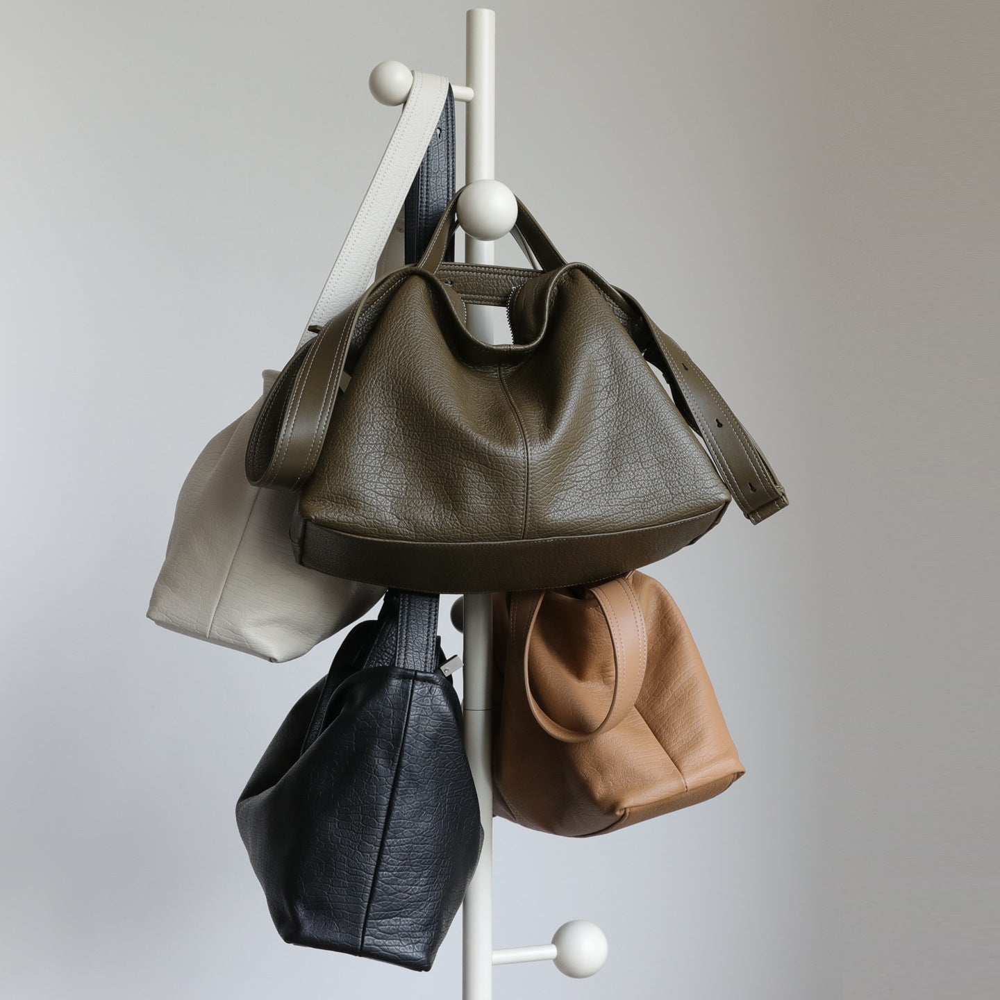 Commuter Shouldercrossbody Pillow Leather Bag